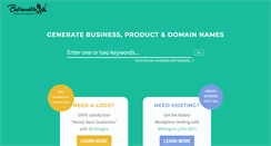 Desktop Screenshot of biznamewiz.com